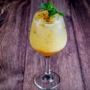 Passion fruit flavored soda-136